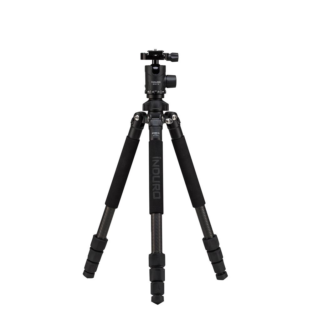 Kits de trépieds INDURO GTT104M1 en fibre de carbone « Stealth » - 4 sections